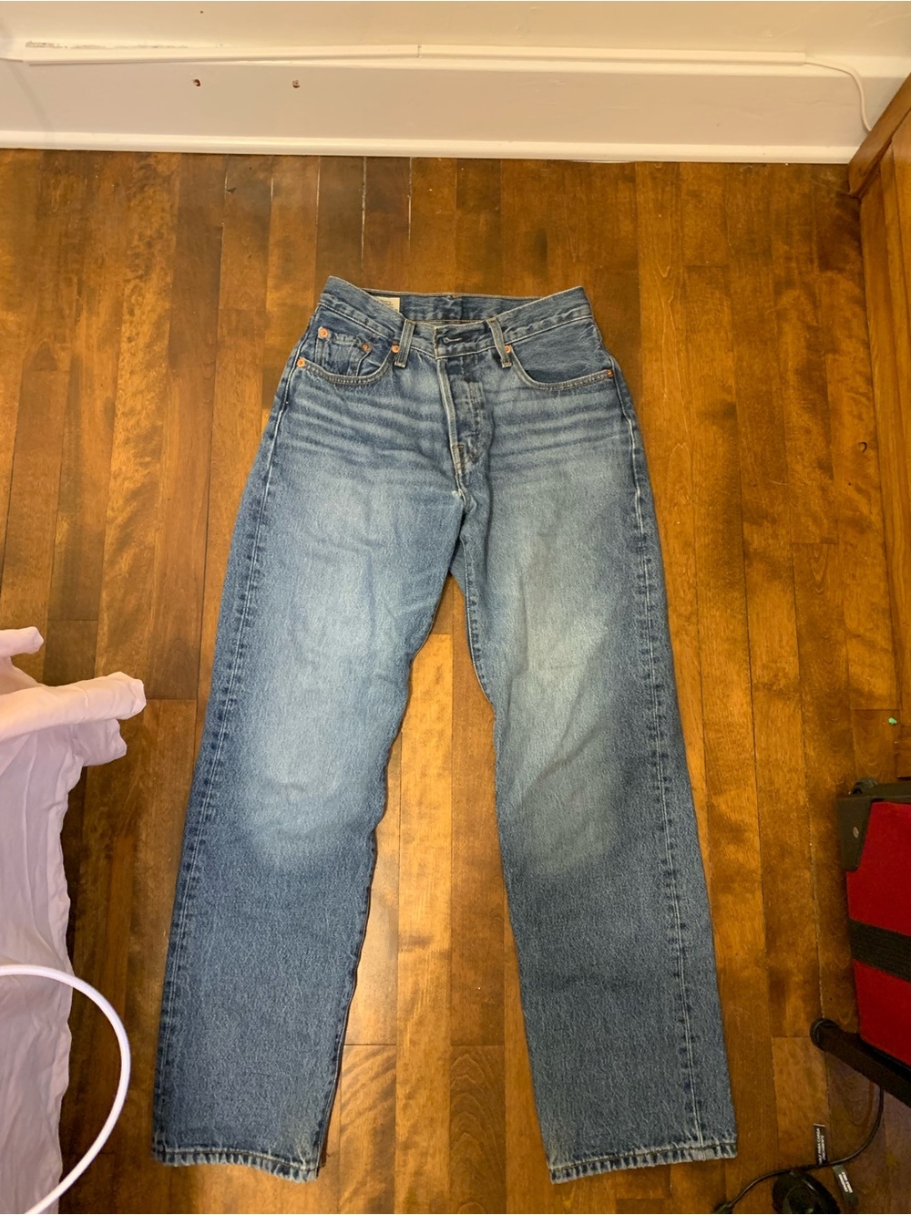 Levi's Women's Light Blue Straight Jeans